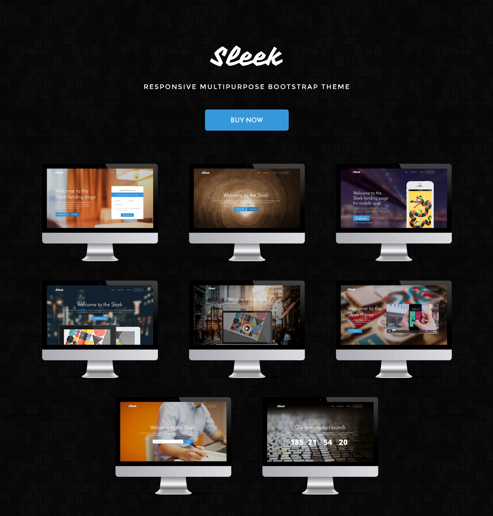 Responsive Bootstrap Website Theme