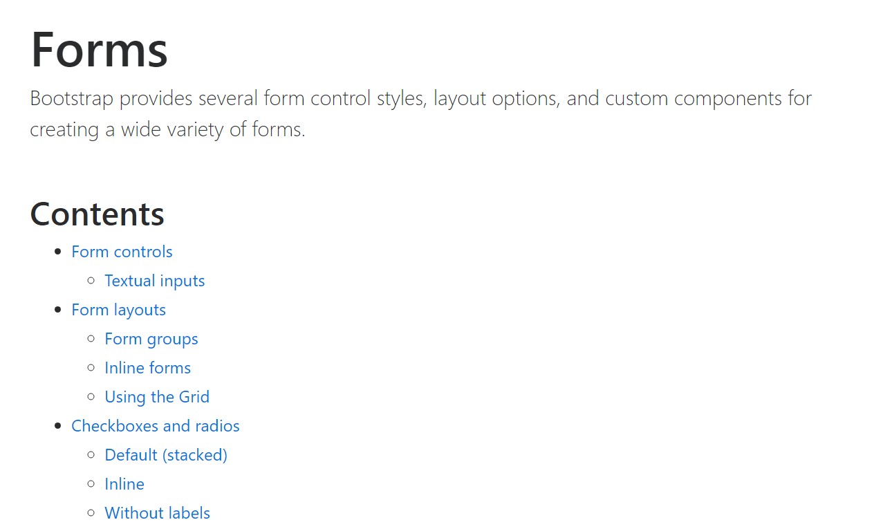  Handling of the label  inside in Bootstrap Forms:  approved  information