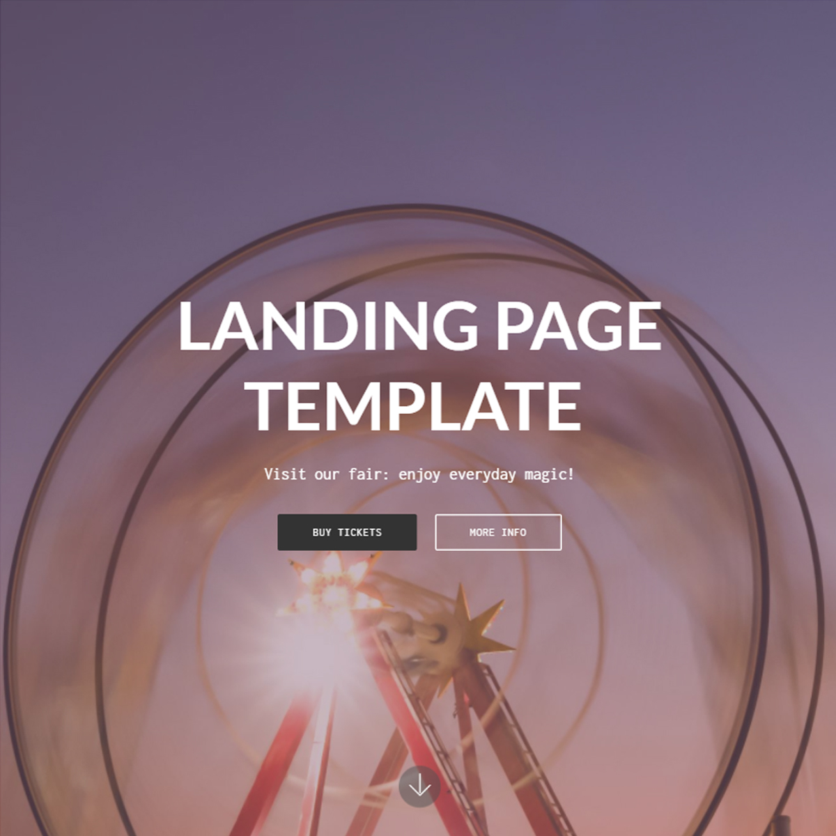 HTML5 Bootstrap Landing Page Themes