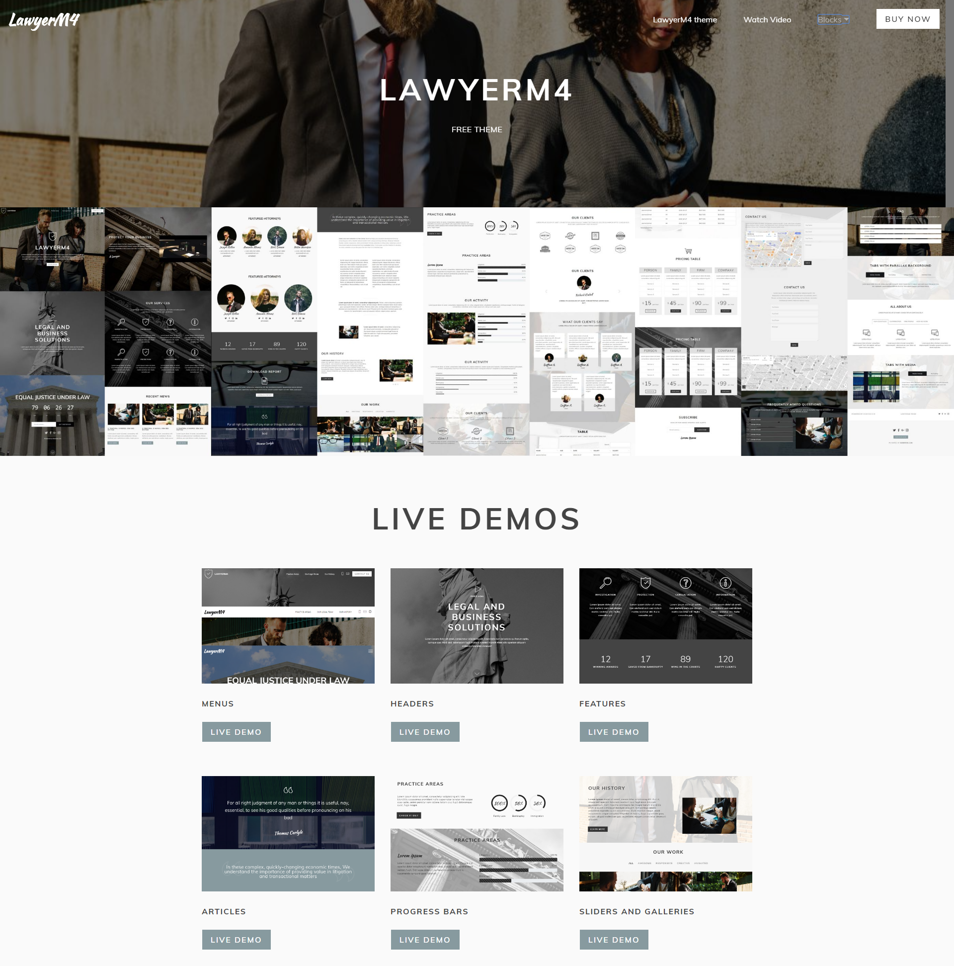 HTML Bootstrap LawyerM4 Themes