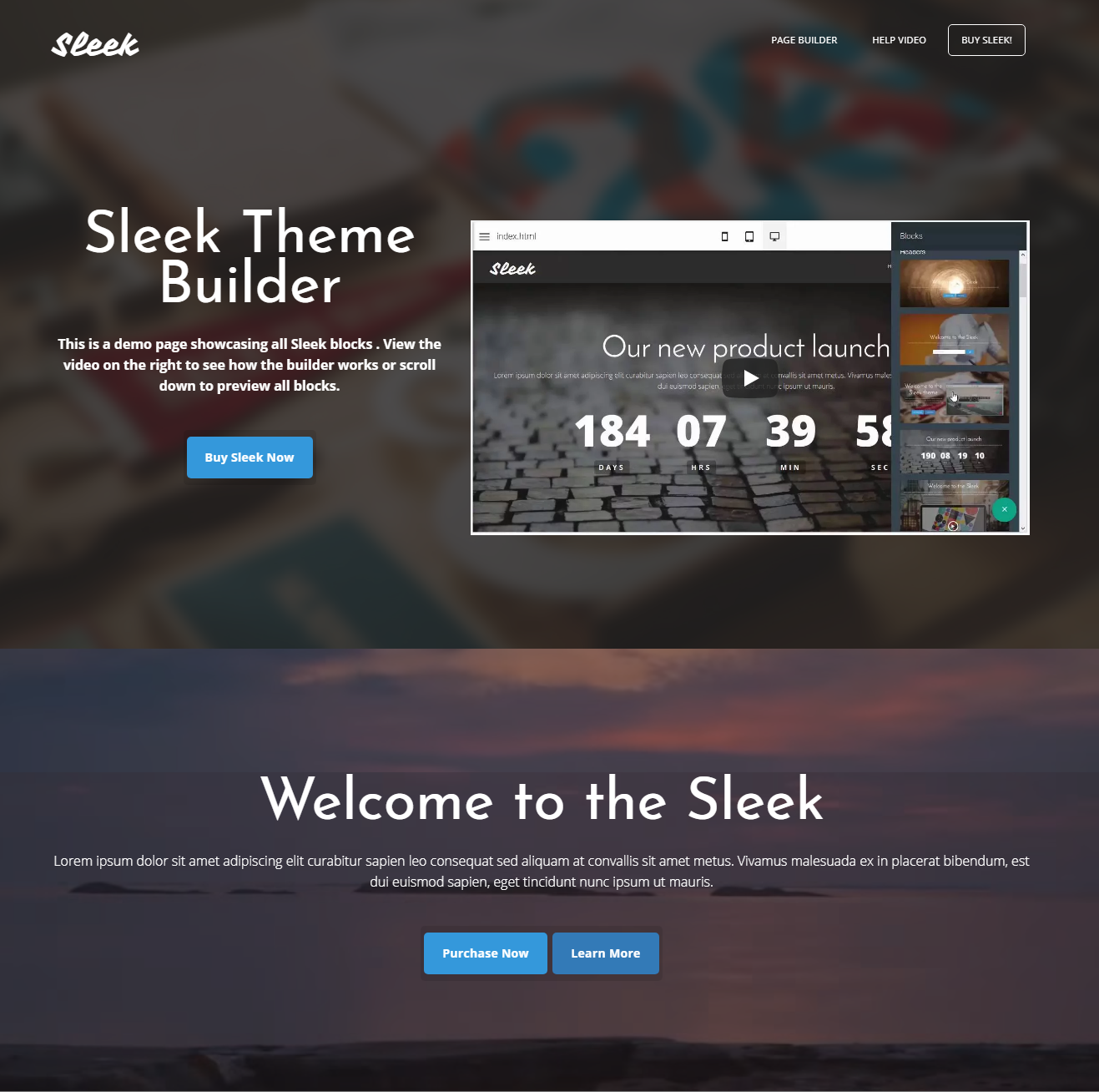 Free Bootstrap Sleek Templates