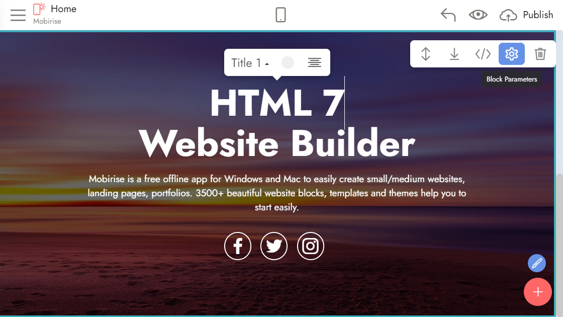 offline website builder